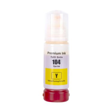 Compatible Epson 104 Yellow Ink Bottle (C13T00P640)